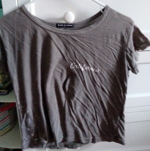 Brandy Melville grey california shirt
